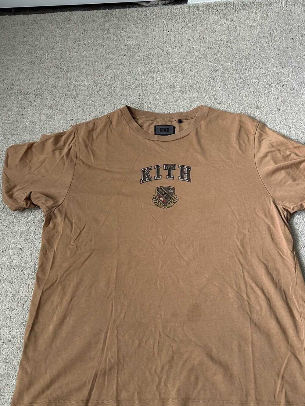Kith Ladies Short Sleeve Crewneck T-Shirt in Brown